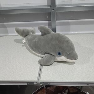 Gray Stuffed Dolphin‎ Toy